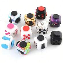 1pc Solid Color Finger Pressure Relief Dice, Used To Release Stress And Anxiety, Relieve Adult Pressure, Anti-Stress Finger Toy, Finger Toy, Adult Finger Toy, Finger Toy, Finger, Finger - Multicolor - View 9