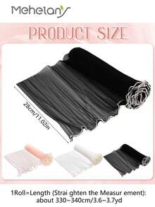 MEHELANY 3 Piezas de Papel de Envolver con Flores de Oropel Artificial, Papel de Envolver con Flores de Organza de Oropel Artificial Arrugado, Papel de Gasa Floral Ondulado DIY, para Suministros de Floristería de Boda, Aniversario, Cumpleaños, Decoración de Fiestas Navideñas