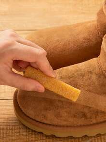 1pc Suede Rubber Cleaner, Shoe Cleaning Tool For Removing Stains, Non-Shedding, Suitable For White Shoes, Suede Shoes, Snow Boots, Autumn/Winter Shoe Accessories