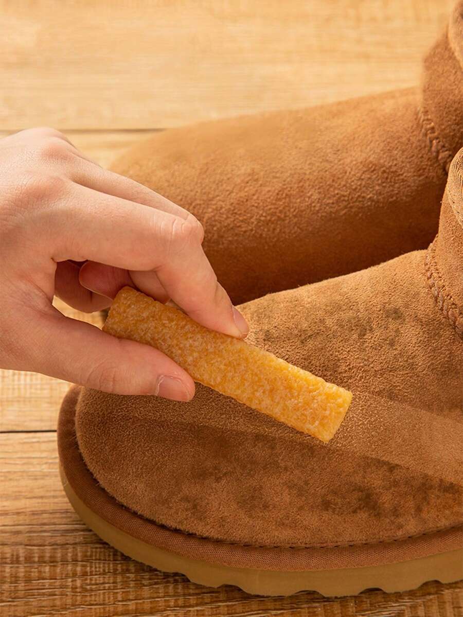 1pc Suede Rubber Cleaner, Shoe Cleaning Tool For Removing Stains, Non-Shedding, Suitable For White Shoes, Suede Shoes, Snow Boots, Autumn/Winter Shoe Accessories