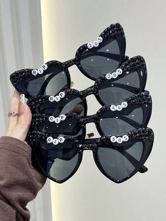 1 st. ljus lyxig ins Enkel svart serie födelsedag strass pärla handinlagd bokstavsram 20 år 30 år 40 år 50 födelsedagspresenter födelsedagsfest födelsedagsfotorekvisita för män kvinnor festpresenter, vintagestil, fest, scenframträdande resetillbehör födelsedagsfest kostymtillbehör, högtidskläder accessoarer