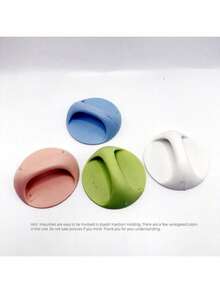 10 peças/5 peças/1 peça Puxador de Porta Sem Furos, Elevador de Tampa de Vaso Sanitário, Puxador Adesivo de Gaveta e Janela, Puxador Adesivo de Armário, Empurre e Puxe Porta Deslizante