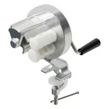 Macchina per la pasta professionale a manovella, 6 in 1 per tagliatelle/gnocchi/cavatelli, corpo in acciaio inox con regolatore di larghezza della pasta, facile da pulire e lavabile in lavastoviglie, per uso domestico e nella ristorazione