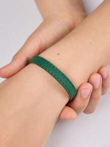 1 pieza Pulsera con cierre, accesorio de muñequera de moda, adecuado para uso diario, fiestas, regalos de viaje de la mujer, multicolor, longitud ajustable