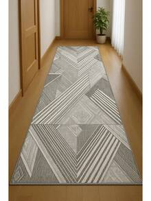 Modern Patterned Area Rug – Multiple Colors, Soft, Washable & Non-Slip Carpet For Home (Made In Turkey) - Grey - View 3