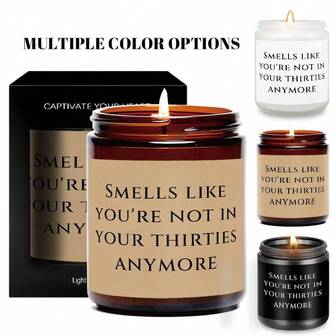 Happy 40th Birthday Lavender Scented Candle Gift Ideas For Men Women Male Female Him Her Mother Father Sister Best Friend Besties Wife Husband Who Have Everything 40 Year Old Birthday Home Decor Funny Cute Unique Essential Present