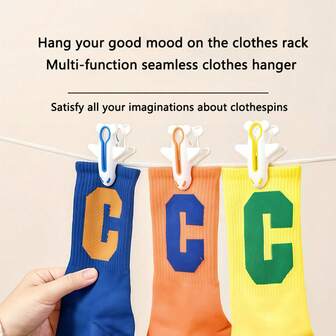 12个装无痕强力夹子防风衣夹内衣衣服小夹子床单晾衣夹