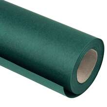 17 Inches X 393 Inches (10m) Dark Green/Red Kraft Paper Roll, Christmas Gift Wrapping Paper, Green Craft Wrapping Paper, Suitable For Christmas Gifts, Tablecloths, Arts And Crafts, Bouquets, 80GSM - 43cm * 10m - View 1