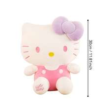 3 件 Sanrio Hello Kitty 毛绒玩偶，可爱 KT 猫毛绒动物情侣毛绒枕头，家居装饰，沙发/书桌摆件，节日/生日礼物