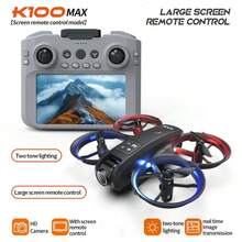 CASRRA The Latest Upgraded Advanced Drone With A Camera, The "K100" Mini Drone, Is Equipped With A 4.3-Inch Screen Remote Control And A High-Definition Camera. 360° Anti-Collision, Intelligent Suspension, Powerful Power Supply, And Multi-Speed Switching. The Lifespan Of A Single Battery Is Approximately 8 Minutes. This Affordable Drone Makes It An Ideal Flying Toy For Teenagers And Beginners, As Well As A Holiday Gift