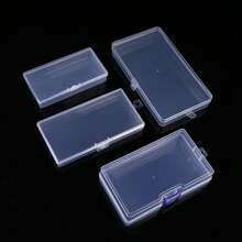 20-Pcs Rectangular Translucent Box,Storage Box, Paper Money Album, Coin Banknote Case, Storage Bags, Collection Boxes, Holder With Transparent Plastic Box,For Displaying And Storing Small Accessories