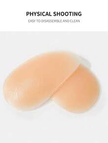 2/1 Pair Of Silicone Fake Buttocks (Need To Match With Underwear), Suitable For Women With A Perky Butt, Beautiful Butt Fillers, Perky Butt, Can Be Matched With Shaping Buttocks Pants - Multicolor - View 6