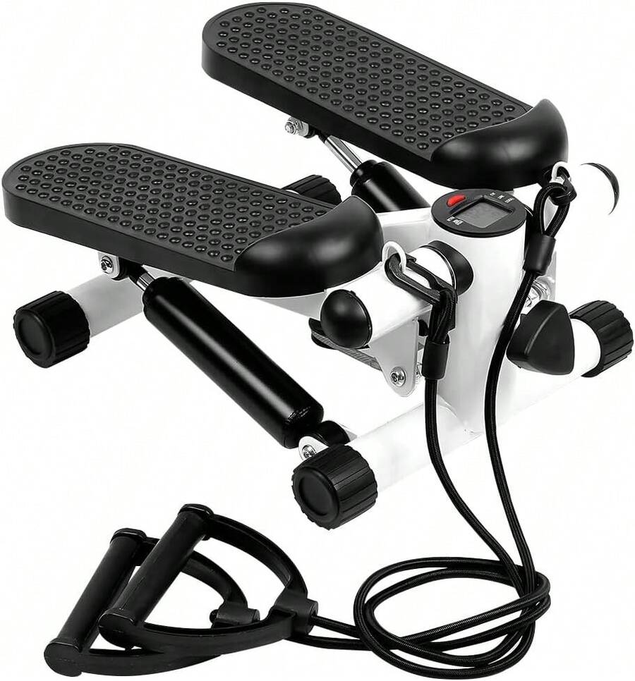 Raganet, Escaladora Portátil con Bandas de Resistencia y Pantalla LCD, Stepper Fitness para Cardio y Tonificación en Casa - 1 - Ver 1
