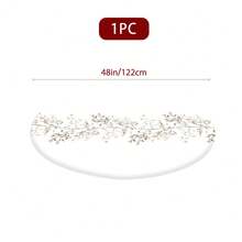 1/36 buc. Față de masă rotundă, stil boem nordic modern, cu crengi de copac și frunze, imprimare digitală, 48 in/54 in, elastică, protectoare, rezistentă la zgârieturi, potrivită pentru viața de zi cu zi, mese de interior/exterior, balcon, camping, cadou ideal - Față de masă elastică - Vizualizare 18