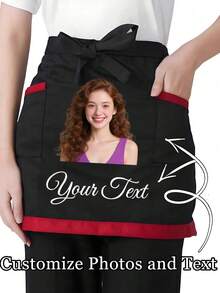 1 Spersonalizowany fartuch fryzjerski, Spersonalizowany fartuch kuchenny, 2-kieszeniowy szybkoschnący fartuch do użytku domowego dla mężczyzn i kobiet, Nowoczesny fartuch poliestrowy odporny na olej, Szybkoschnący, Jednolity kolor, Do użytku w kuchni i domu, Wytrzymała tkanina tkana, Pokrycie poliestrowe, Czyszczenie, Malowanie, Salon fryzjerski, Jednolity kolor, Regulowane wiązania po bokach, Artykuły gospodarstwa domowego, Akcesoria kuchenne, Artykuły gospodarstwa domowego