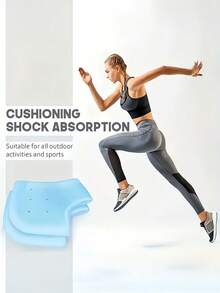 1 Paar bequeme Gel-Fersenkissen - Unsichtbare höhenverstellende Einlegesohlen mit Fußgewölbestütze und Fersenpolsterung, atmungsaktives Mesh-Design, verbessert den Sitz Ihrer Schuhe.