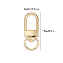 5/8 件弹簧 O 形环圆形按扣，DIY 配件弹簧钥匙圈，适用于钥匙扣、包、钱包、手提包和宠物牵引绳