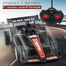 1 pieza Coche de carreras de control remoto - Juguete de coche de carreras F1 - Coche de juguete de control remoto - Súper velocidad - Juguete de coche de carreras - Juguete de coche - Juguetes de Stitch, juguetes de viaje, juguetes de aula, mini artículos, juguetes de baño, artículos de papelería navideños, pelota antiestrés, regalo de cumpleaños, regalo de Navidad, regalo de Halloween, regalo perfecto