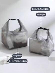 Große wasserdichte Aufbewahrungstasche, Reise Make-up Organizer Handtasche, Kordelzugbeutel für Männer & Frauen, Outdoor Schwimmen Fitness Kulturtasche mit Trocken- und Nassfach