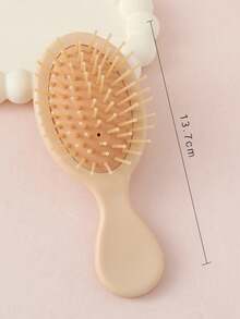 1 szt. Japoński zestaw mini grzebieni do wykańczania włosów do normalnych włosów, funkcja masażu, matowa rączka z żywicy, gumowe włosie - przenośne czarne plastikowe szczotki do włosów do stylizacji długich włosów, szczotka do włosów, grzebień, narzędzia do włosów, produkty do włosów i akcesoria do salonu fryzjerskiego, niezbędne w podróży, akcesoria do domu i urody dla kobiet, prezenty, zestaw do stylizacji włosów, narzędzia do stylizacji włosów