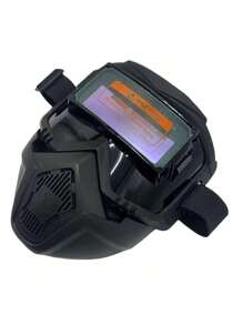 1pc New Welding Face Mask,Equipped With Automatic Dimming Welding Glasses,Lightweight Full Face Protective Face Mask,High Temperature Resistance,Anti Glare,Thermal Imaging,Suitable For Argon Arc Welding Industrial Automotive Maintenance Welding Equipment (Style Randomly Shipped)