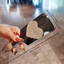 1 pieza Serie Diamante (Diamante Blanco) Cepillo de aire con cojín de rhinestone brillante y de moda, cepillo de aire rizado y esponjoso, peine de masaje anti-estático para uso seco/húmedo en el hogar, cepillo de cabello de nicho Y2K, cepillo grande y esponjoso para flequillo para mujeres, multicolor con rhinestones, regalo de cumpleaños, fiesta, vacaciones, Año Nuevo, San Valentín, Ramadán, arte decorativo de diamantes - Multicolor - Ver 13