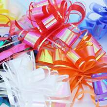 Bows For Gift Wrapping, Iridescent Colorful Pull Bow Assortment (10 Unique Colors, 6 Inches), Perfect Decoration For Gift Basket, Boxes, Birthdays, Weddings, Christmas, Easter-171551 - AssortedColors - View 8