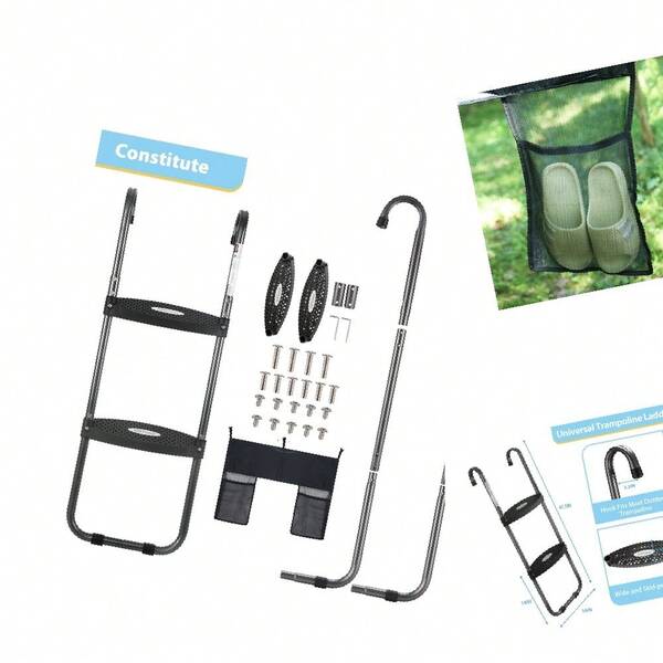 Adjustable Height Trampoline Basketball Hoop With Pump And 4 Mini Balls, Green PVC, Metal Frame For Adults And Teenagers