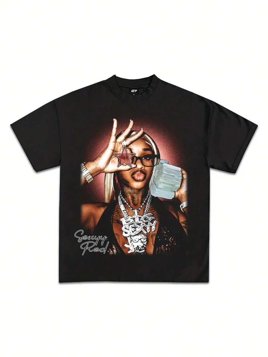 Camiseta Personalizada XG 220G - Negro - Ver 1
