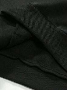 Men Graphic Long Sleeve Cotton Pullover Hoodies, Y2K Streetwear, Grunge Goth Jesus Style, Halloween And Christmas Gift For Couples,Y2Y-W-Maija - 黑色 - 查看 4