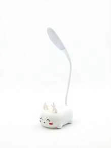USB Rechargeable Eye-Caring Desk Lamp, Cute Cat LED Study Reading Light, Foldable, Dimmable Bedside Lamp For Bedroom, Student Dorm