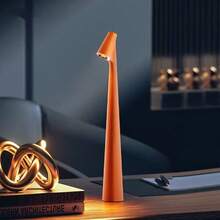 1 Stück kreative, minimalistische Atmosphäre Tischlampe, kabellose USB-Ladelampe für verschiedene Szenarien mit drei einstellbaren Helligkeitsstufen, lange Akkulaufzeit