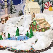 1 قطعة بطانية ثلج جديدة لعيد الميلاد والسنة الجديدة، لفة ثلج اصطناعية - لديكور الشتاء، اكسسوارات تزيين شجرة عيد الميلاد، حرف ريفية، كرات ثلج، وخلفيات للصور - زينة عيد الميلاد وديكور - أبيض - مشاهدة 7