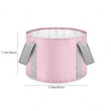 Foldable Foot Soak Bucket, Travel Portable Insulated Foot Bath Basin, Tall Enough For Calves, Multi-Function Home Foot Soak Bag