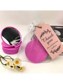 20 piezas Espejo de bolsillo mini rosa, pequeño regalo, espejo de maquillaje redondo mini suelto para mujeres, espejo portátil rosa, regalo de cumpleaños para mujer, regalo de novia, regalo de fiesta, maquillaje, barato, decoración de habitación, tocador, viaje, dormitorio, accesorios de maquillaje, espejo, espejo de tocador, mini espejo, espejo compacto, espejo pequeño, espejo de mano