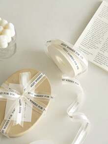 1 Rolle 45 Meter beige Geschenkband zum DIY Dekorieren und Überraschungsverpackungen, metallisch glänzendes Band, Ballonschnur, Hochzeitsdekoration, Blumensträuße und Blumenwickelpapier, Valentinstag, Geburtstagsdekoration, Bandrolle, Schleifen, Weihnachten, Geburtstag