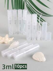 Set de 10 piezas de Atomizadores de perfume desechables de plástico de 2ml/3ml/5ml, Botellas de muestra de fragancias pequeñas, Tamaño portátil para viajes - Multicolor - Ver 9