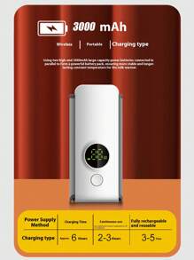 Wireless Heated Milk Bottle Warmer, Portable USB Constant Temperature Milk Warmer For Night Feeding, Suitable For Car Charging