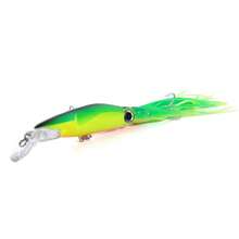 HENGJIA 1pc 14cm 40g Large Realistic Octopus Fishing Lure, With 2 Triple Hooks, Squid Fake Bait, Simulation Hard Bait - Multicolor - View 7