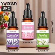 3pcs Floral & Herbal Fragrance Essential Oil Set, 30ml/Bottle, Diffuser, Candle, Aroma Stone, Humidifier, Birthday/Holiday/Party Gift, Home Fragrance Oil Refill