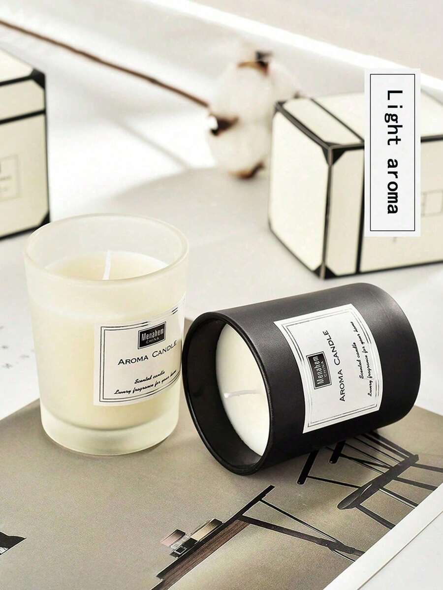 1 pièce Bougie d'aromathérapie, usage domestique, parfum d'intérieur longue durée, ornement de chambre, peut être utilisé comme cadeau de fête