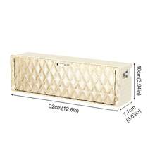 1 Stück Spiegelschrank Aufbewahrungsbox, Wattestäbchen Box, Badezimmer nicht perforiertes Make-up Pad, Lippenstift Klapptür staubdichte Aufbewahrungsbox, Socken Aufbewahrungsbox