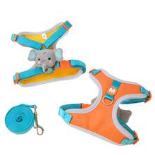 1set Cartoon Duckling Pet Harness And Leash Set, Suitable For Decorative Or Outdoor Use, Fits Cats And Small-Medium Dogs Traction Rope Duck Small Size Suitable For Small And Medium-Sized Pets