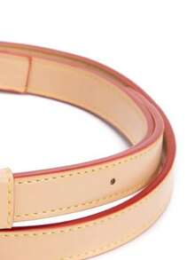 1pc Handmade Vintage Leather Strap - Wallet Handle And Shoulder Strap Replacement, With Safety Buckle, Suitable For Handbags, Crossbody Bags And Clutches - Fashionable And Durable Bag Accessory, DIY Wallet Making, Crossbody Bag Strap Modification, Adjustable - Multicolor - View 7