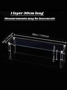 Suport multi-nivel pentru depozitarea cosmeticelor și obiectelor, cu 1 buc., cu configurații cu 5, 4, 3, 2 sau 1 strat, construit din material acrilic transparent. Acest organizator versatil este conceput pentru depozitarea cosmeticelor.