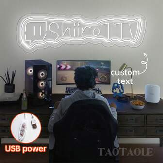 إضاءة نيون شخصية لاسم اللاعب، لافتات نيون مخصصة، شعارات ألعاب مخصصة، لافتات نيون شخصية، إضاءة LED للاعبين، فن الحائط للألعاب، لافتات مضيئة للبث، هدايا مخصصة - رائعة لديكور الغرفة، ديكور غرفة النوم، ديكور غرفة الألعاب، هدايا كهف الرجال، هدايا عيد الميلاد!