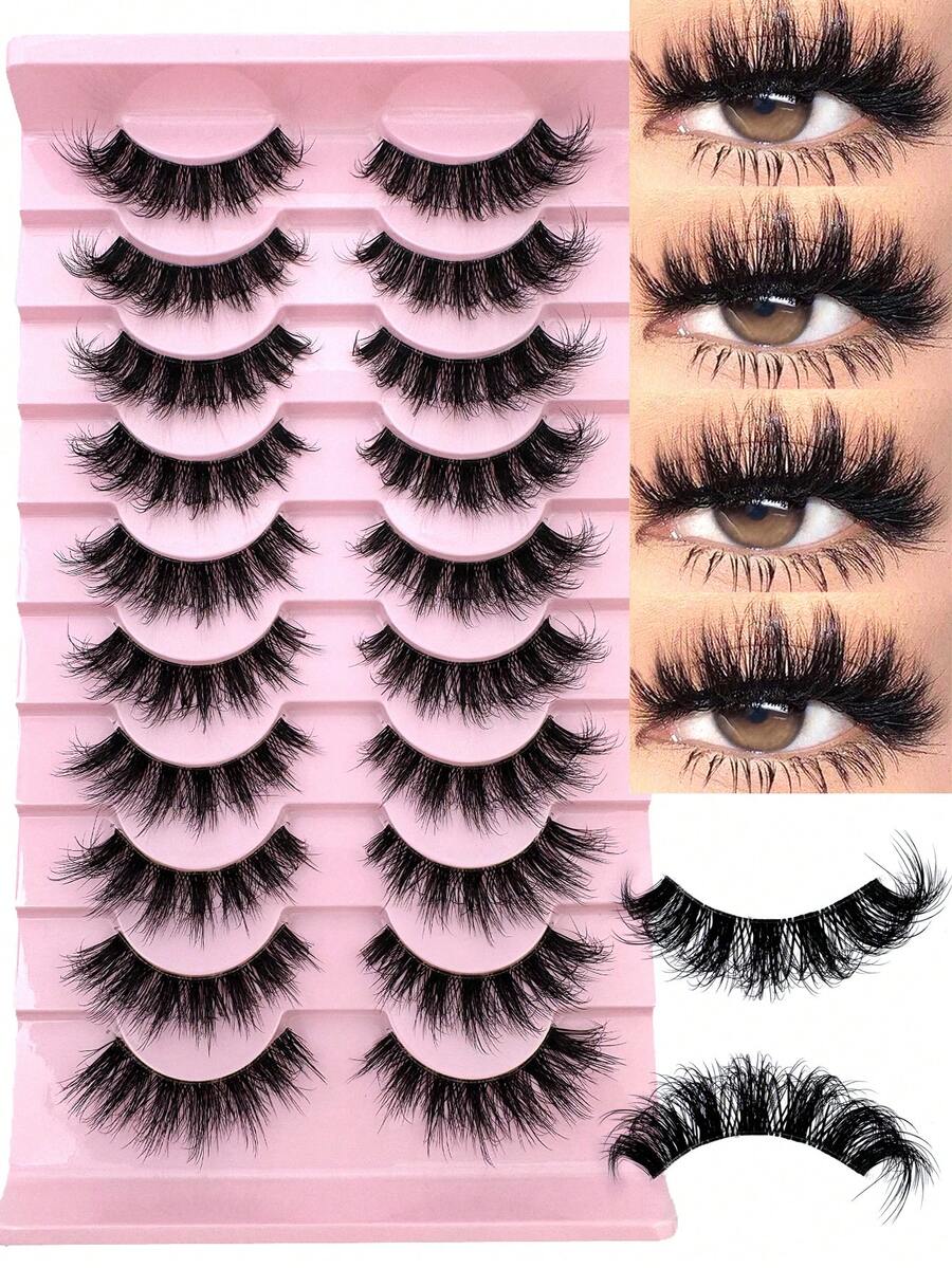 False Eyelashes Strip Lashes, Lashes, Eyelashes, Fake Lashes - Fluffy Lashes - View 1