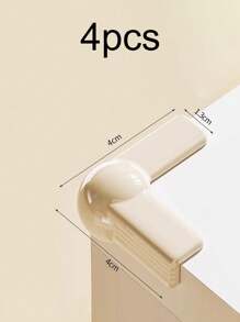 1/4/8pcs Transparent Table Corner Protectors - Thickened Design For Sharp Edges, Pet Safety Bumper For Tables, Chairs, Beds, Anti-Slip Furniture Edge Guards (L-Shaped)