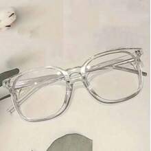 3 Pairs Unisex Fashion Eyeglasses, Square Frame Glasses Suitable For Outfit Matching, Computer, Cellphone, TV Watching, Fashionable School Style, Clear Black Frames, Face Flattering Design For Summer Beach Vacation,Outdoor,Travel