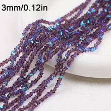3mm/120.9pcs Colorful Faceted Artificial Crystal Triangle Beads, Suitable For DIY Jewelry Making, Bracelets, Necklaces, Phone Straps And Fashion Decorations - DIY - View 18
